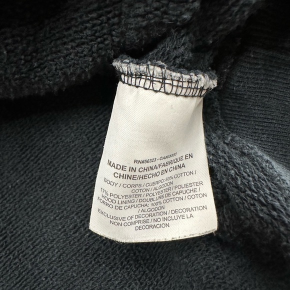 Nike Sportswear High Neck Long Sleeve Hoodie Black Women’s Size Medium - Picture 5 of 8